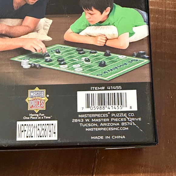 NFL Seattle Seahawks Checkers Game - Green and Black - Picture 11 of 12